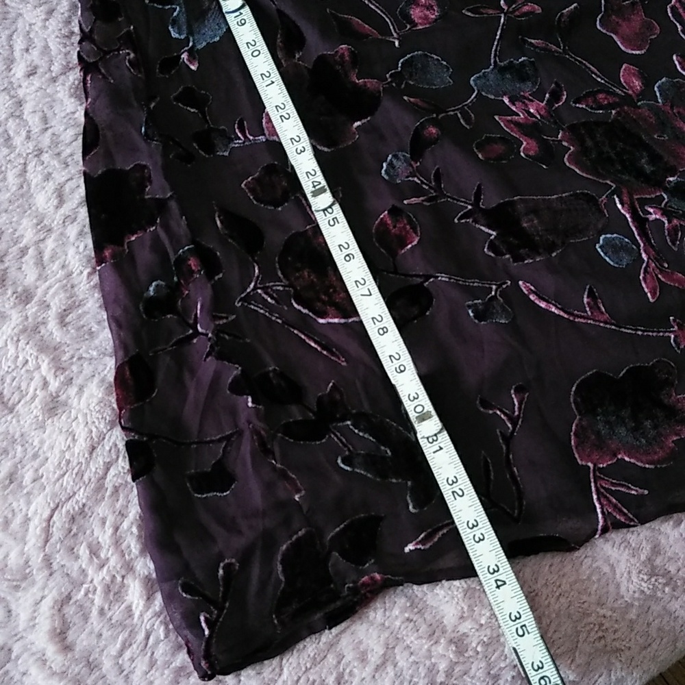 HALO 💖 Velvet Burn Out Dress - Picture 6 of 12